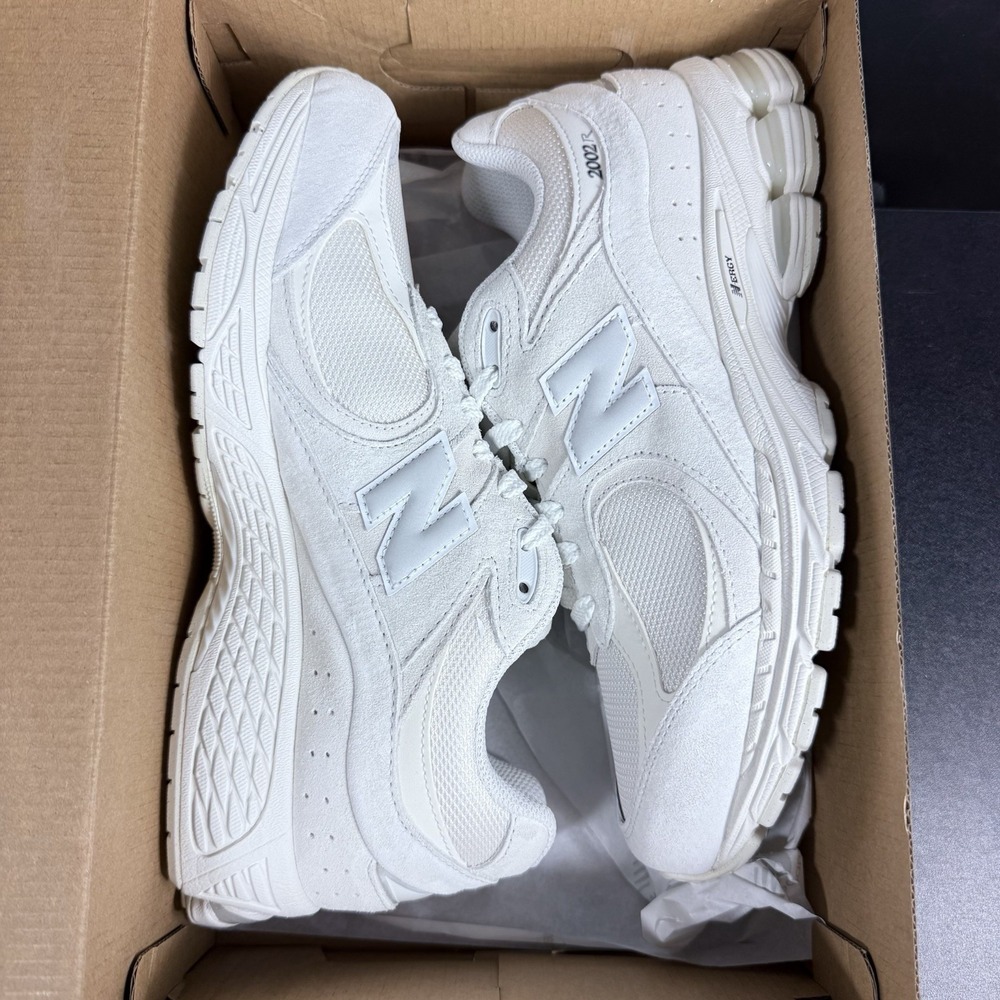 New Balance 2002R Men's Size 8 Womens 9.5 Shoes White Grey Sneakers U20025PO - Picture 12 of 14